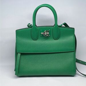 Ferragamo Studio Bag Small Leather Satchel